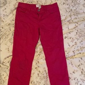 Hot pink girls jeans size 10